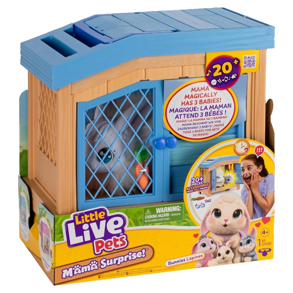 Little Live Pets Anne ve Yavruları Oyun Seti Tavşan Ailesi