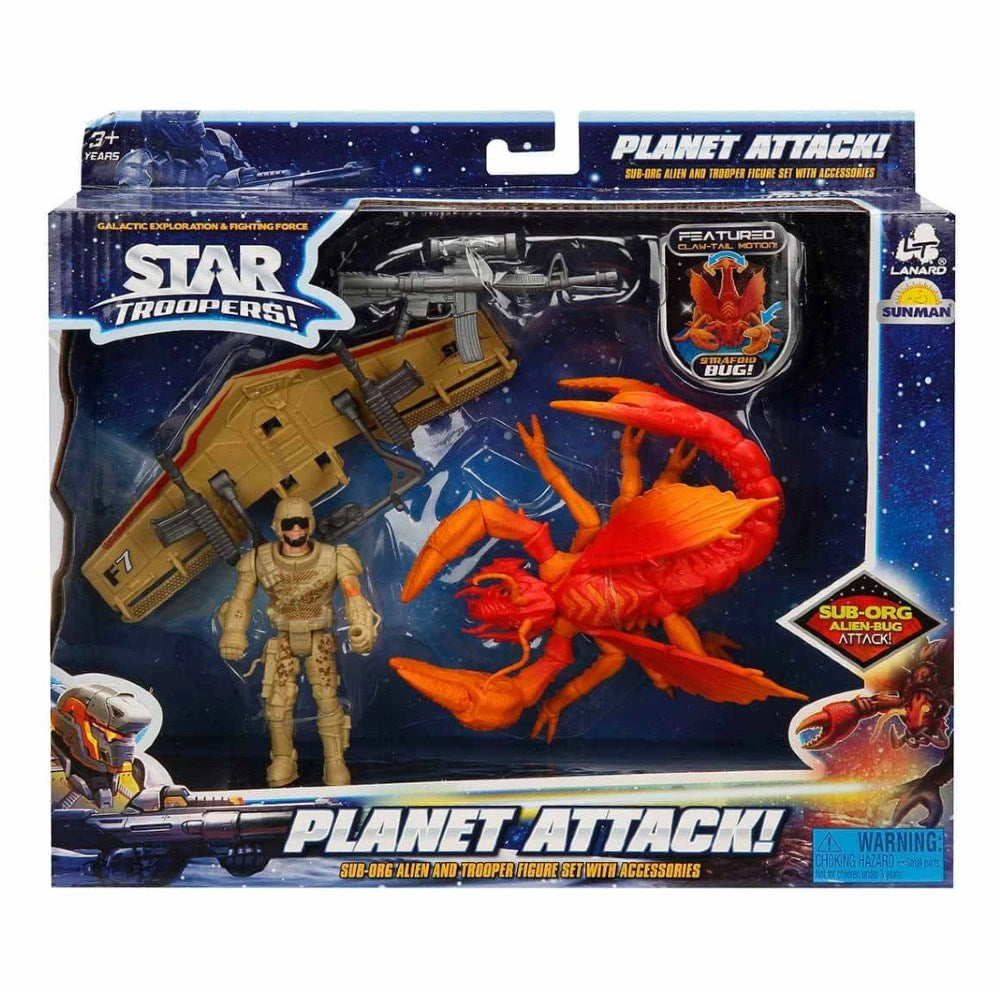 Star Trooper Gezegen Saldırısı Figür ve Uzay Aracı Kamufulaj