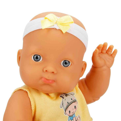 Dollz N More Ada Bebek 23 Cm Sarı Fiyonk Sarı Bluz - Roket Oyuncak