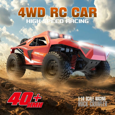 Dune Cruiser Racing 1:16 4x4 Uzaktan Kumandalı Off - Road Araba (40 KM/H) Kırmızı - Roket Oyuncak