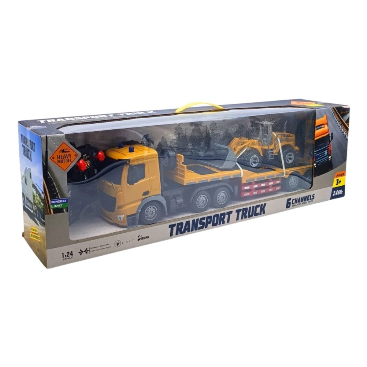 Uzaktan Kumandalı Kepçeli Tır Sesli Işıklı ve Şarjlı