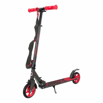 Evo 2 Tekerlekli Flexi Kırmızı Scooter 100 kg Kapasiteli, Katlanabilir, 66 - 84 cm Ayarlanabilir Gidonlu ve Kaymaz Tabanlı Dev Scooter - Roket Oyuncak