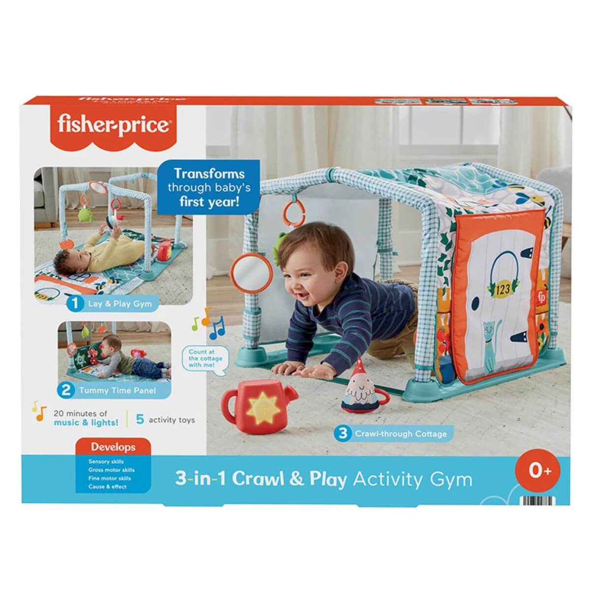 Fisher Price 3ü 1 Arada Sevimli Kulübe Jimnastik HJK45 - Roket Oyuncak
