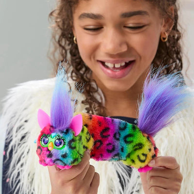 Furby DJ Furblets İnteraktif Peluş Rain-Bow-Kat - Roket Oyuncak