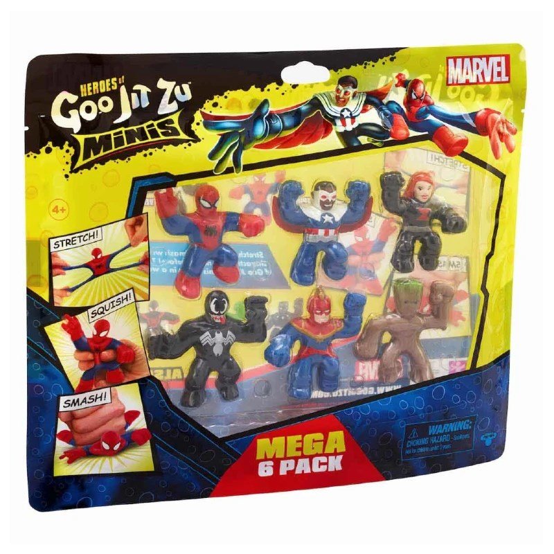 Goojitzu Marvel Mini 6'lı Figür Seti - Roket Oyuncak