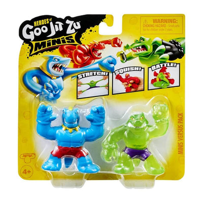 Goojitzu Minis Stretch 2li Figür Seti Tyro Vs Rock Jaw - Roket Oyuncak