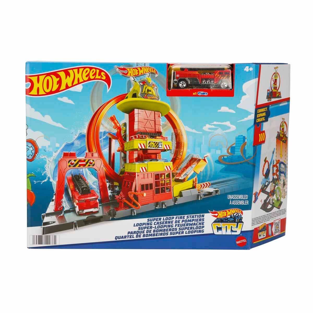 Hot Wheels Çember Pistli İftaiye İstasyonu HKX41 - Roket Oyuncak