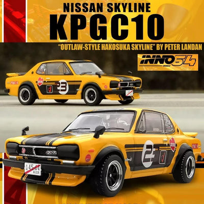 Inno Nissan Skyline 2000 GT - R (KGC10) IN64 - KGC10 - YL23 - Roket Oyuncak
