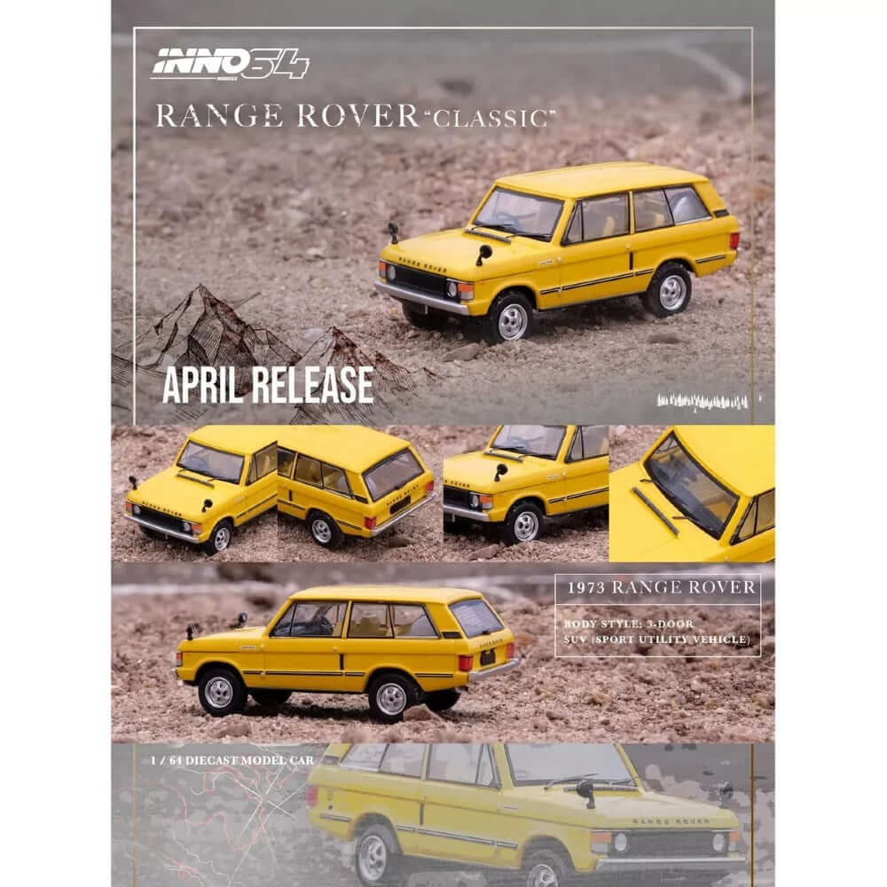 Inno Range Rover Classic Sanglow Yellow IN64 - RRC - SGYL - Roket Oyuncak