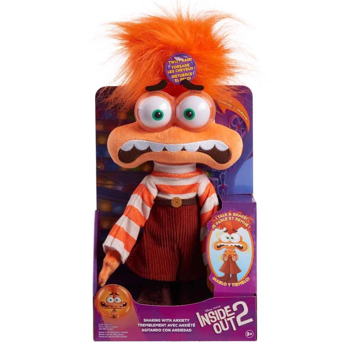 Inside Out 2 Mini Sesli ve Hareketli Peluş Kaygı NDN03000 - Roket Oyuncak