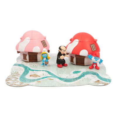 Şirinler Köyü Oyun Seti PUF49000 Gargamel Şirin Baba Şirine