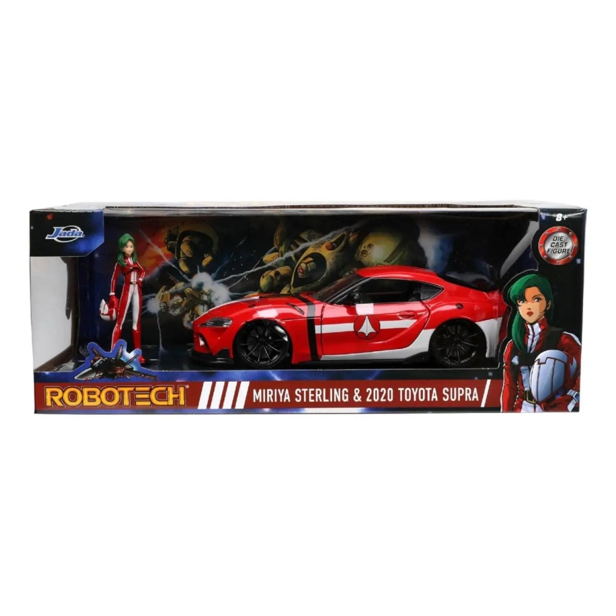 Jada 1:24 Robotech Miriya Sterling & 2020 Toyata Supra 253255053 - Roket Oyuncak