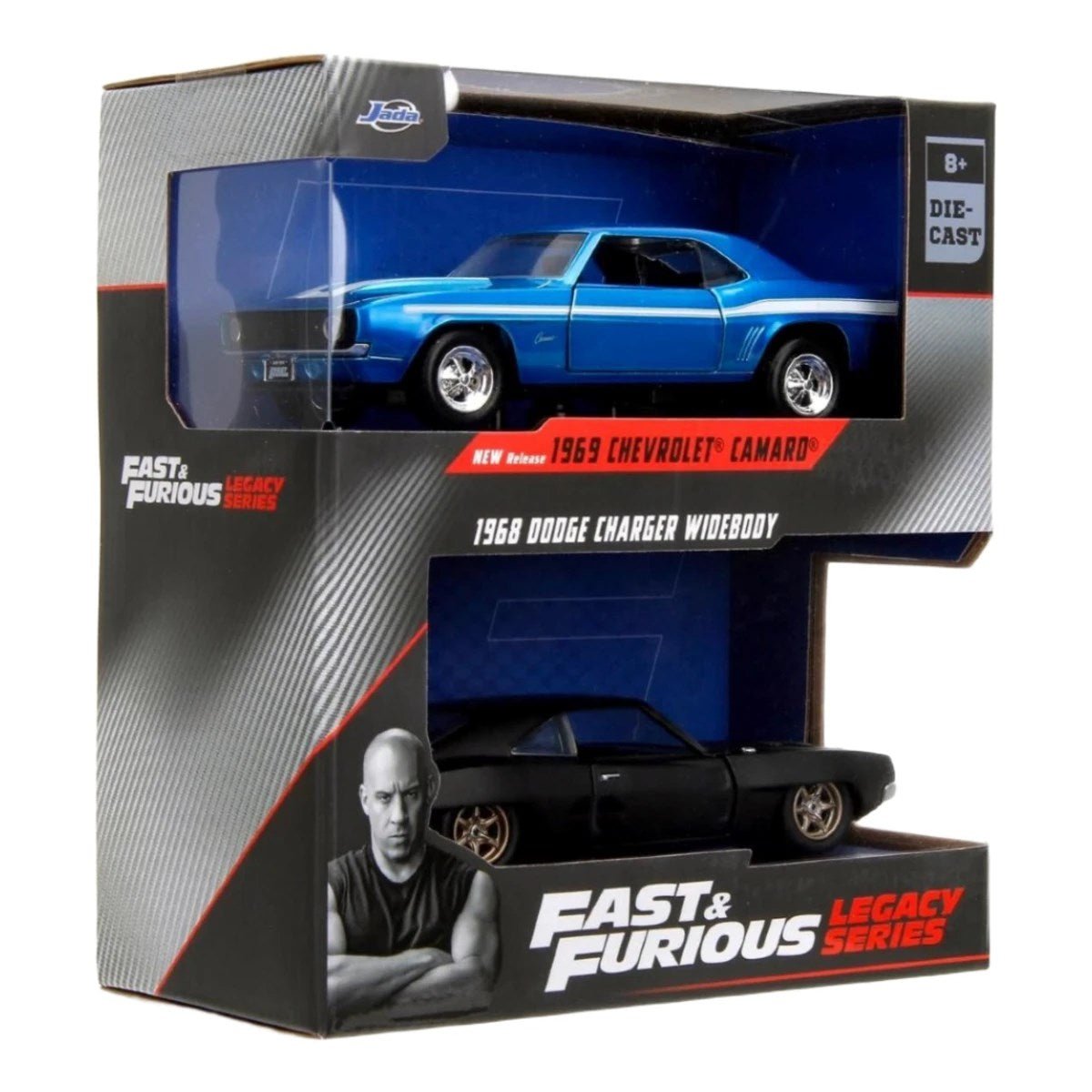 Jada Fast & Furious 2'li Araç 1969 Camaro & 1968 Charger - Roket Oyuncak