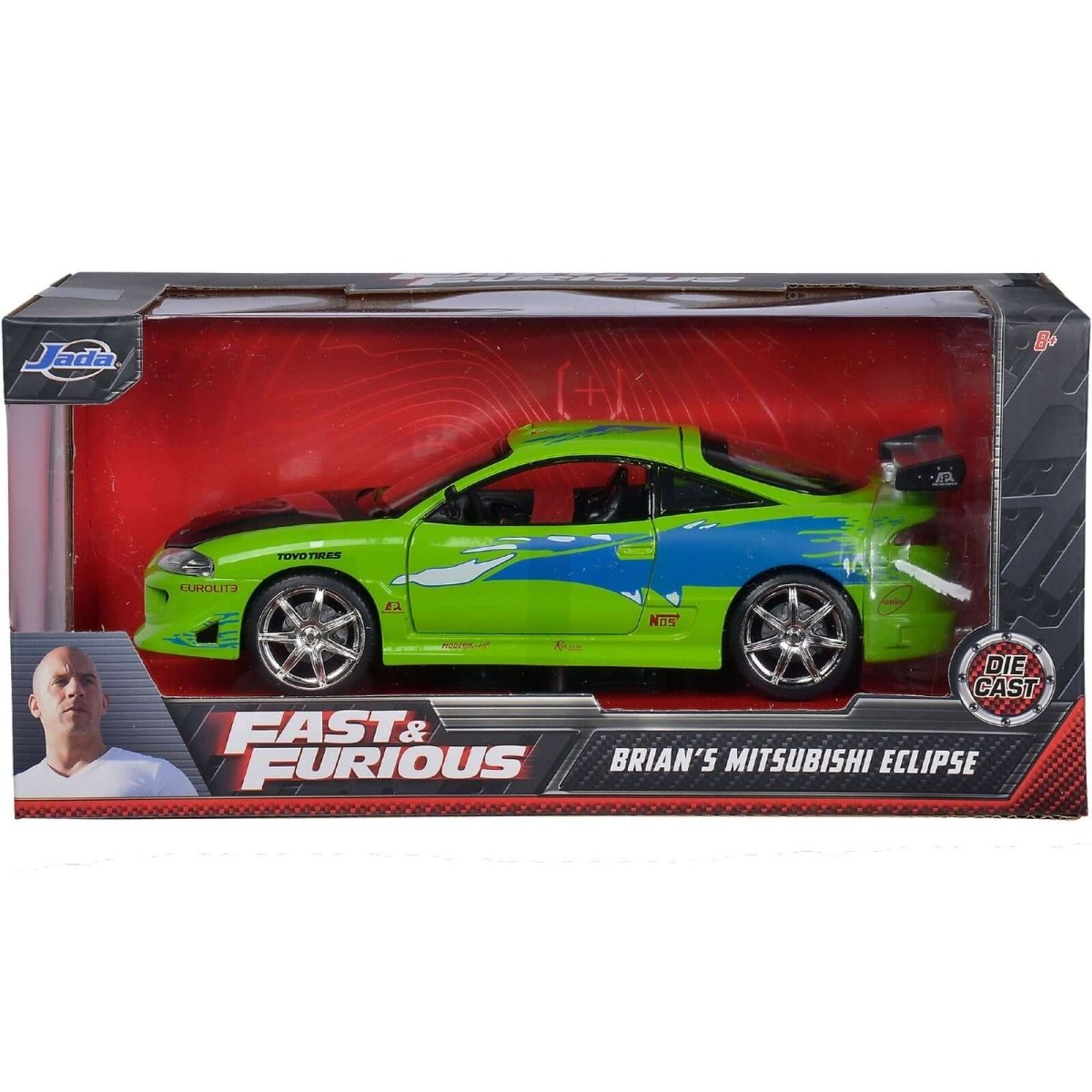 Jada Fast & Furious Brian's 1995 Mitsubishi Eclipse - Roket Oyuncak