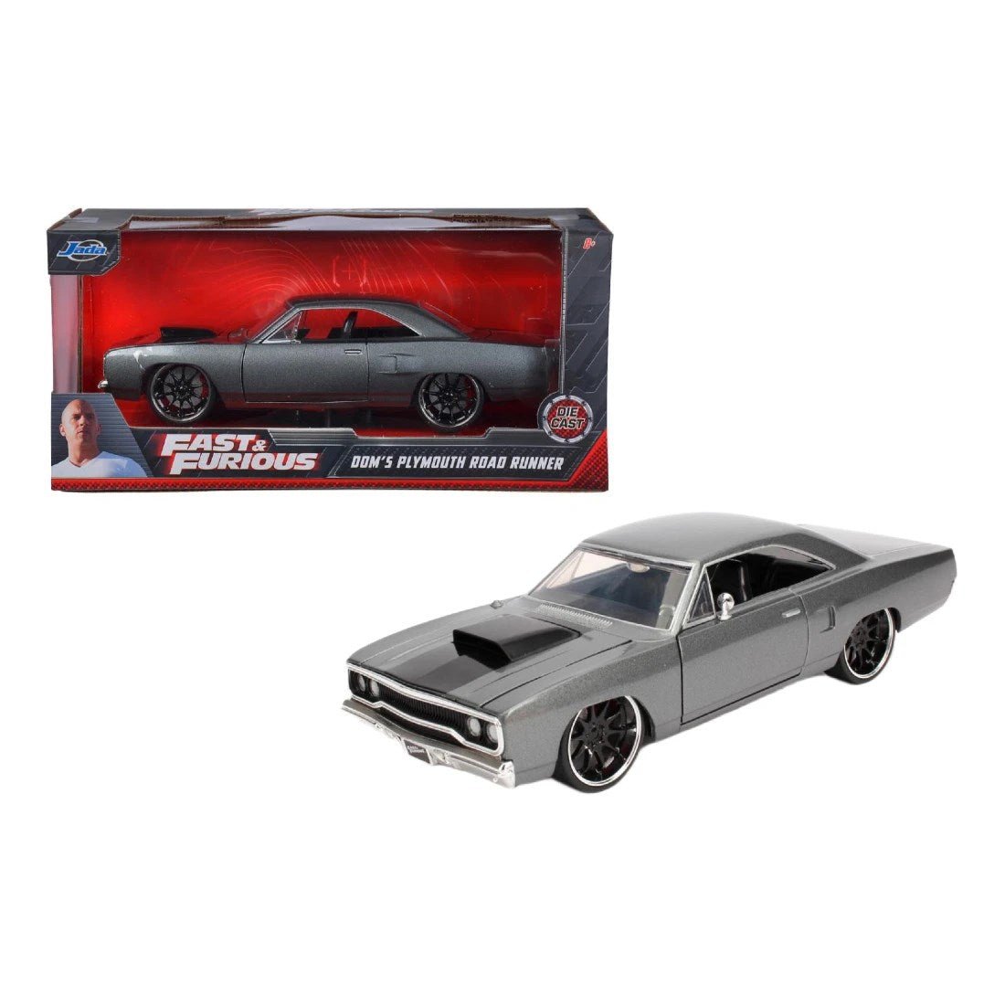 Jada Fast & Furious Dom's Plymouth Road Runner Model Aracı - Roket Oyuncak