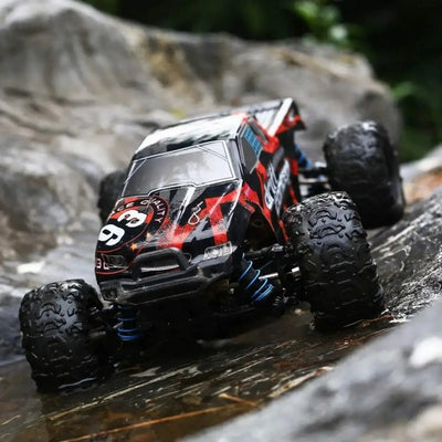 Lightning Speed Racing 1:18 4x4 Brushless Profesyonel RC Araba (60 KM/H) Kırmızı - Roket Oyuncak