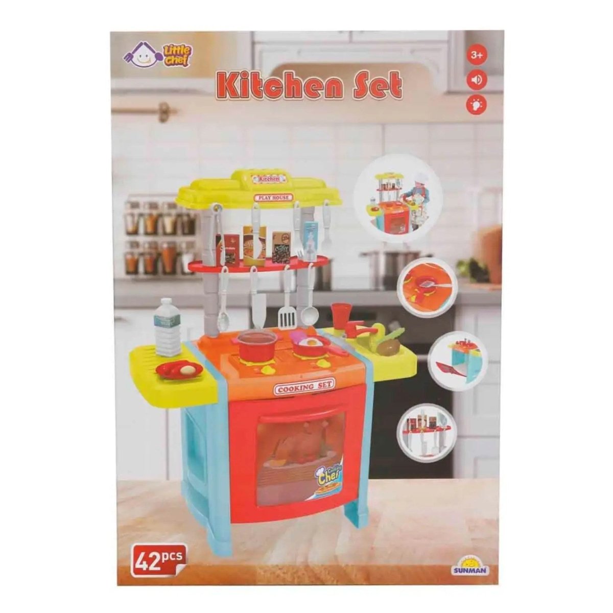 Little Chef Sesli ve Işıklı Ayaklı Mutfak Seti - Roket Oyuncak