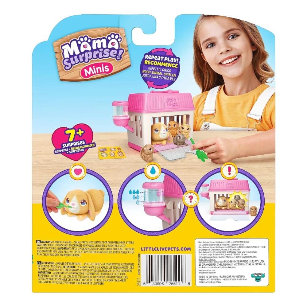 Little Live Pets Anne ve Yavruları Mini Tavşan Oyun Seti - Roket Oyuncak