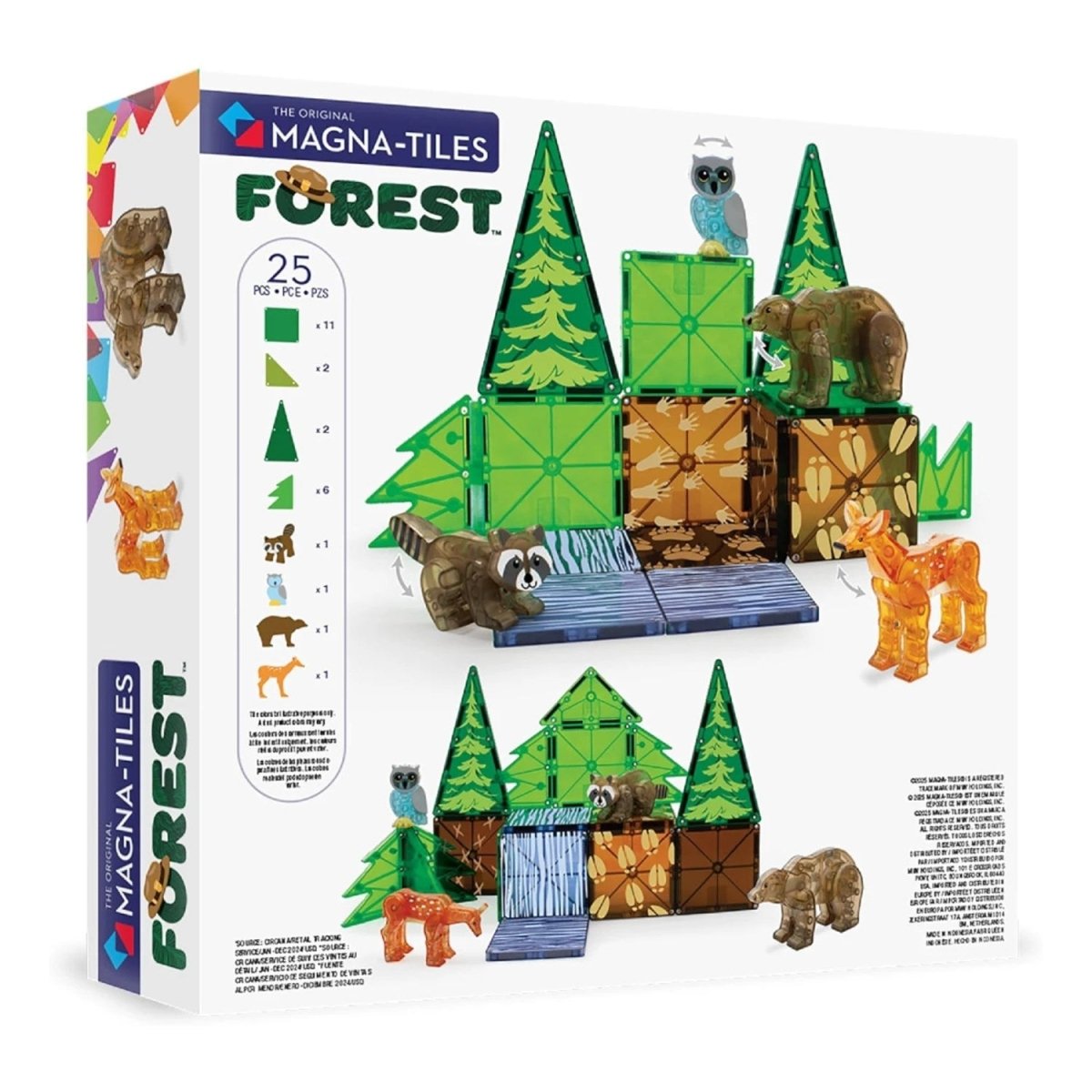 Magna Tiles Manyetik Bloklar Orman Hayvanları 25 Parça - Roket Oyuncak