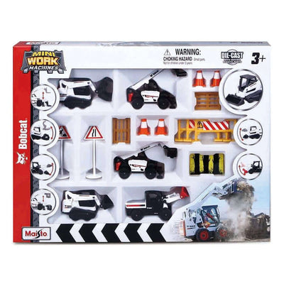 Maisto 1:64 Bobcat Mini İş Makineleri Oyun Seti - Roket Oyuncak