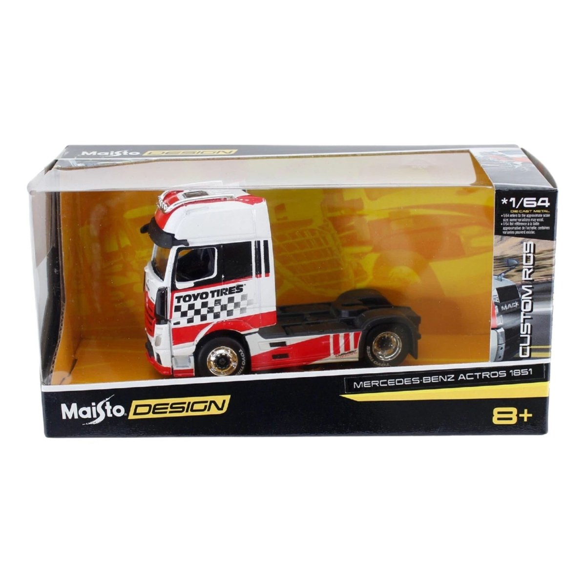 Maisto Design Custom Rigs Mercedes Benz Actros 1851 Beyaz - Roket Oyuncak
