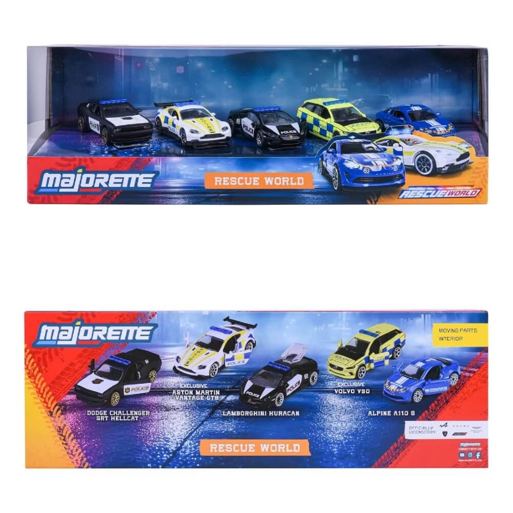 Majorette 5'li Giftpack Model Araçlar Rescue World - Roket Oyuncak