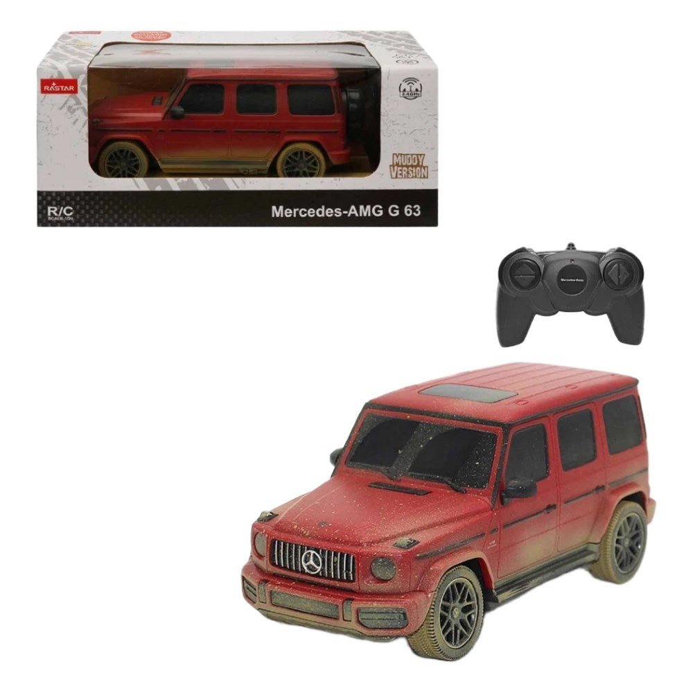 Mercedes AMG G63 Muddy Uzaktan Kumandalı Araba 2.4GHz Off Road RC Araba - Roket Oyuncak