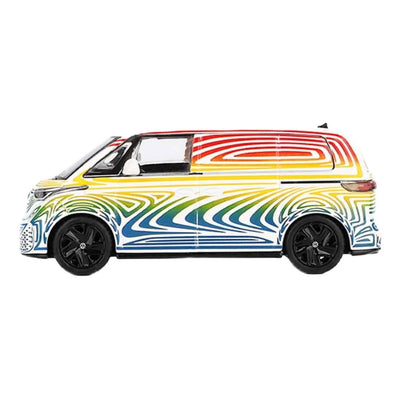 Mini GT 1:64 Volkswagen ID. Buzz Prototype “Rainbow” MGT00899 - BL - Roket Oyuncak