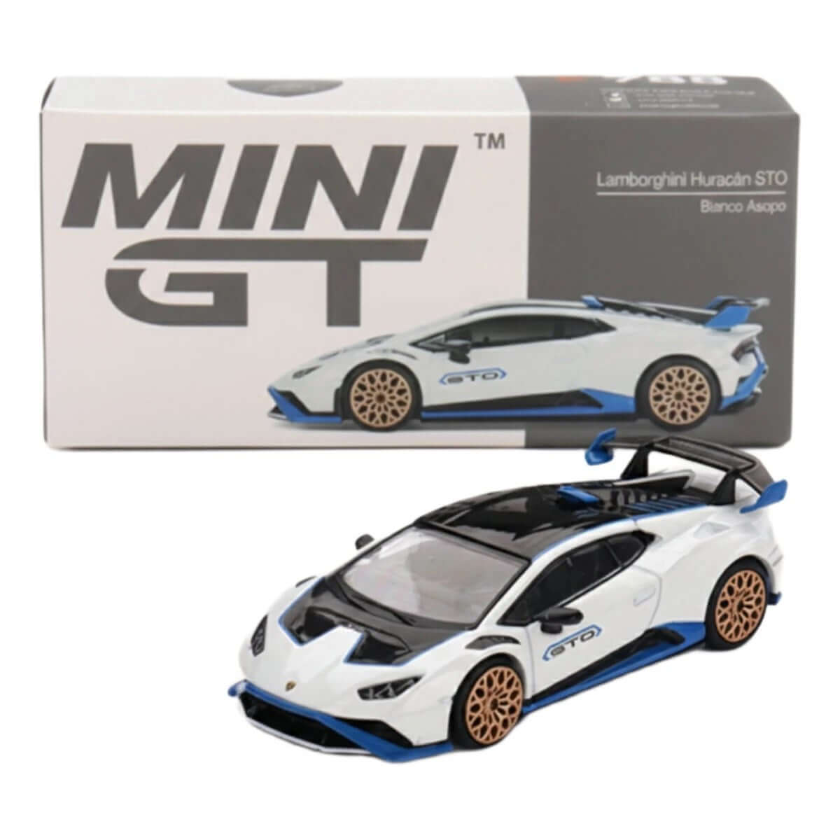Mini GT Lamborghini Huracan Sto Bianco Asopo MGT00788 - Roket Oyuncak