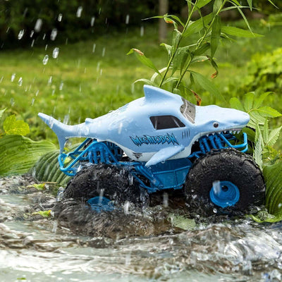 Monster Jam 1:15 Megalodon Storm Suda Gidebilen USB Şarjlı Uzaktan Kumandalı Araba 38 Cm - Roket Oyuncak