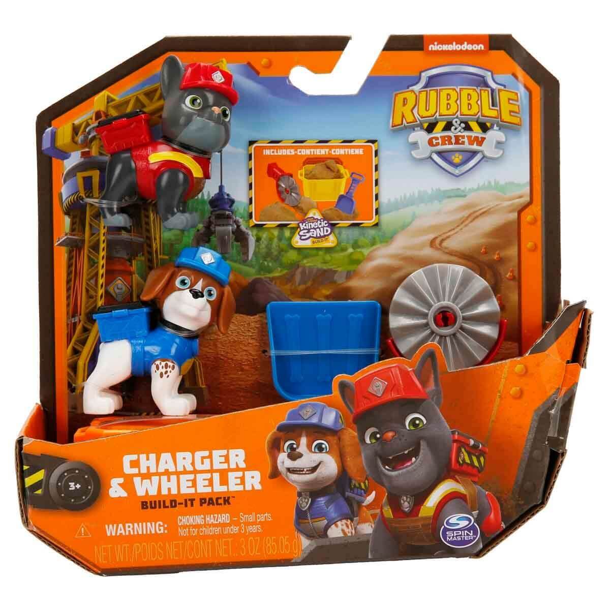 Paw Patrol Rubble & Crew İnşaat Ekibi Charger Ve Wheeler - Roket Oyuncak