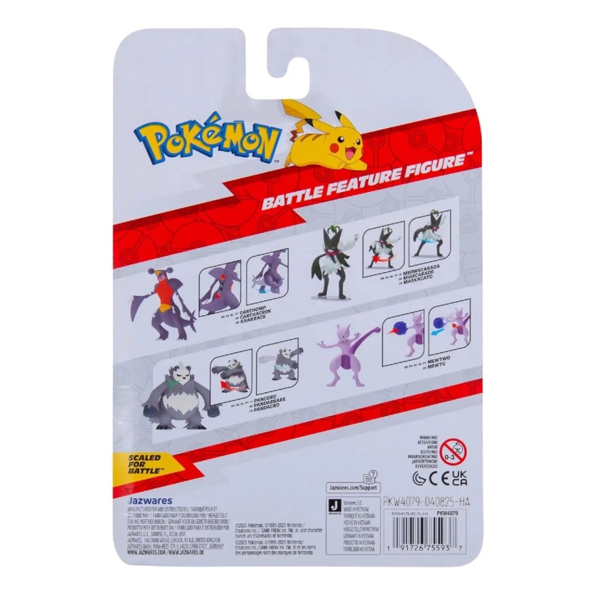 Pokemon Battle Aksiyon Figürler Pangoro PKW3367 - Roket Oyuncak