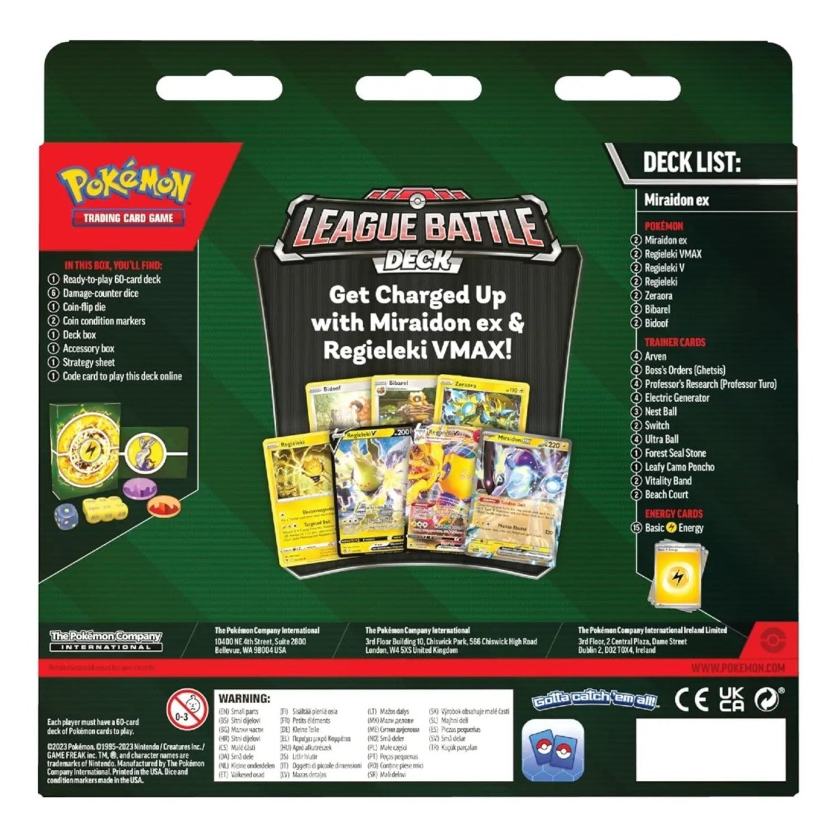 Pokemon League Battle Deck Miraidon Ex - Roket Oyuncak