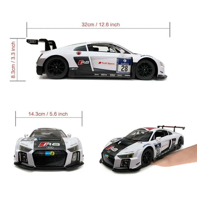 Rastar 1:14 Audi R8 LMS Uzaktan Kumandalı Araba Işıklı Beyaz - Roket Oyuncak