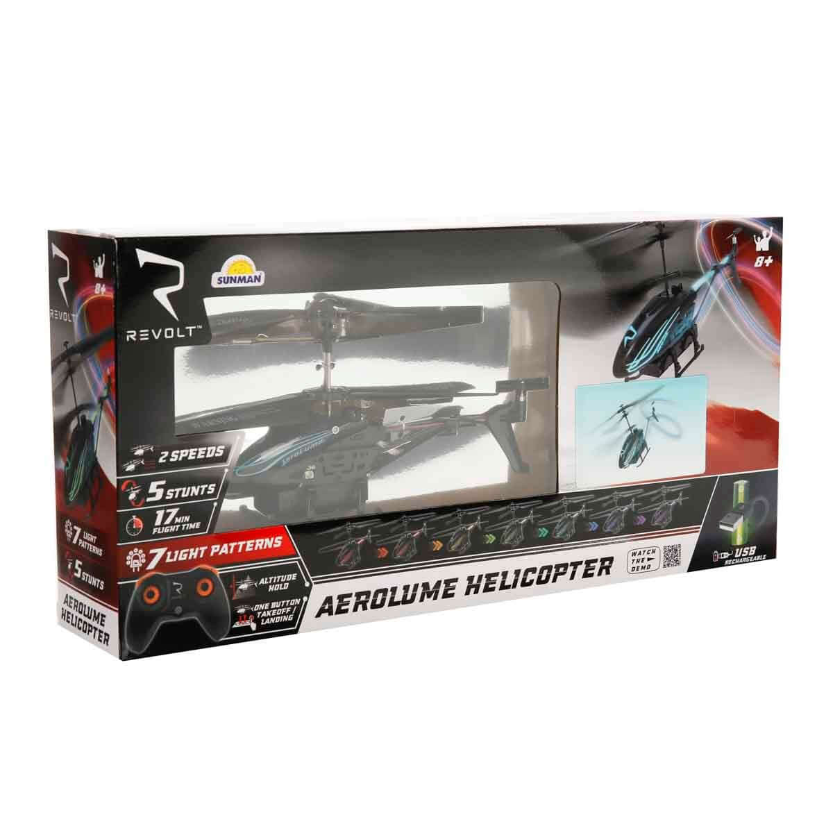 Revolt Işıklı USB Şarjlı Uzaktan Kumandalı 3 Kanal Aerolume Helikopter - Roket Oyuncak