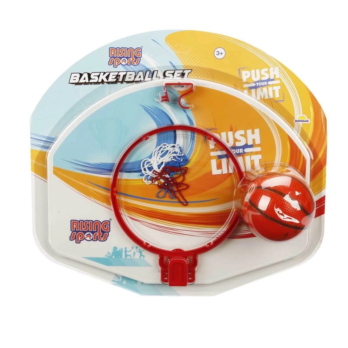 Rising Sports Basketbol Potası: 10 cm Top Dahil Pratik Kurulumlu Çocuk Pota Seti - Roket Oyuncak