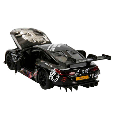 RMZ Hobby Sesli ve Işıklı Model Araba Bruce Lee Bmw M8 GTE Siyah - Roket Oyuncak