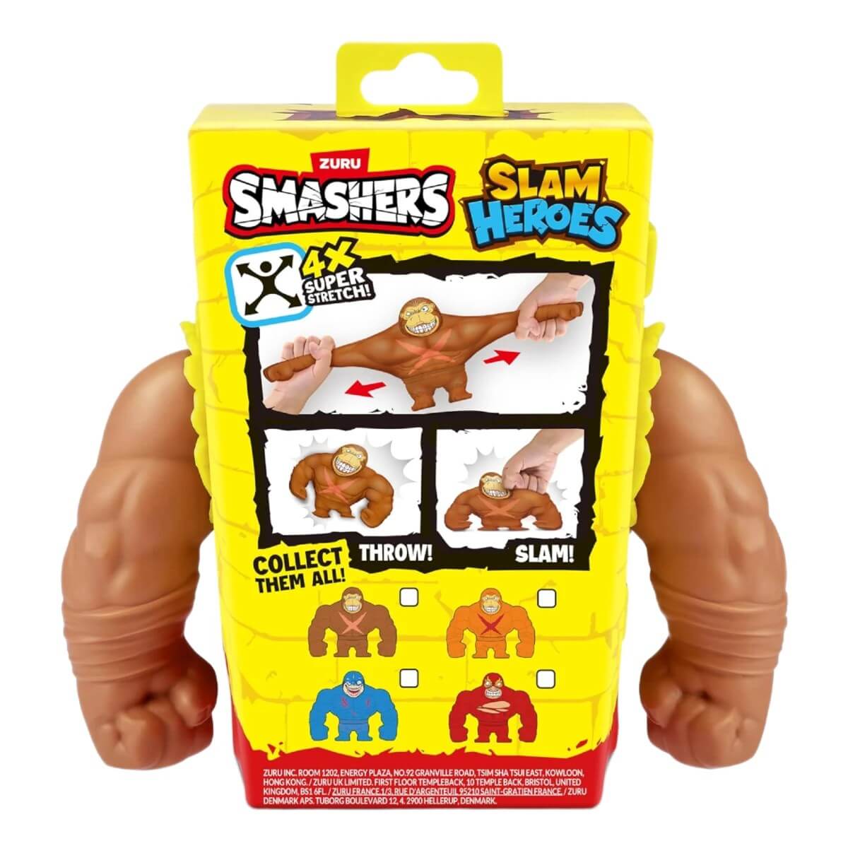 Smashers Slam Heroes Esneyen Figür Brown Gorilla - Roket Oyuncak