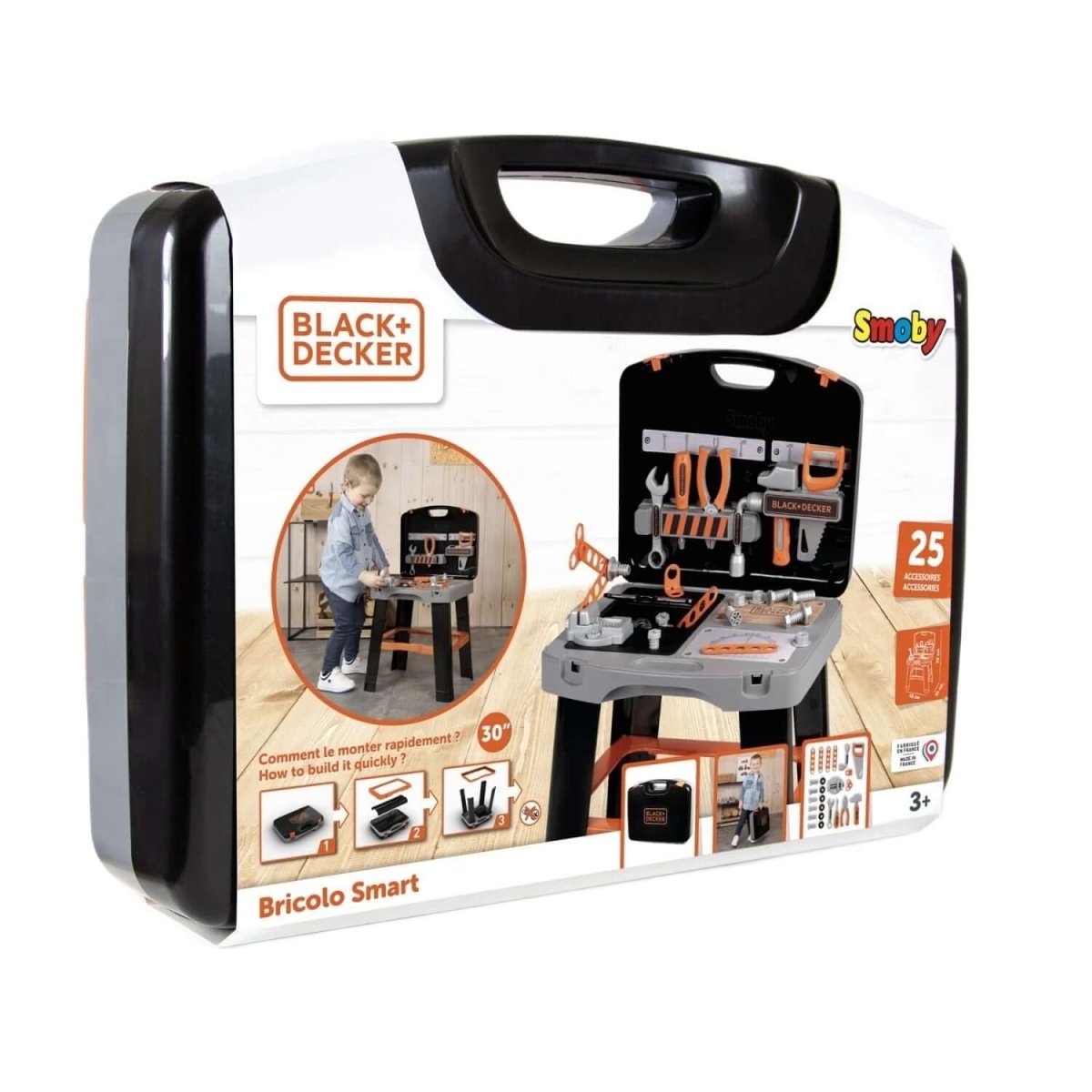 Smoby Black + Decker Bricolo Akıllı Çalışma Tezgahı - Roket Oyuncak