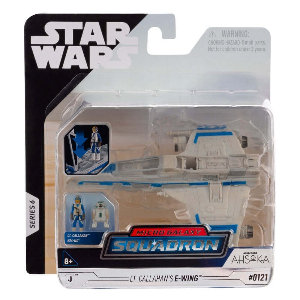 Star Wars Micro Galaxy Squadron LT. Callahan's E - Wing 0121 - Roket Oyuncak