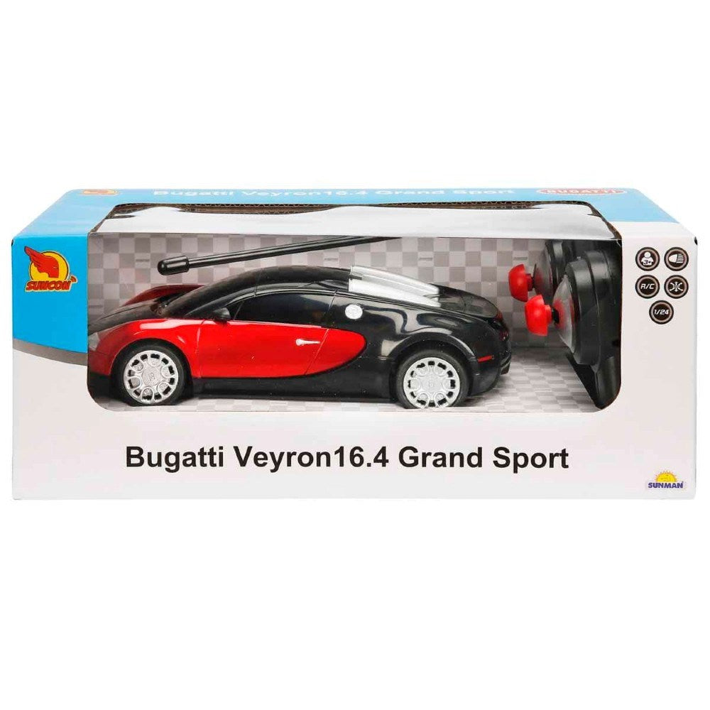 Suncon Uzaktan Kumandalı Işıklı Bugatti Veyron Kırmızı