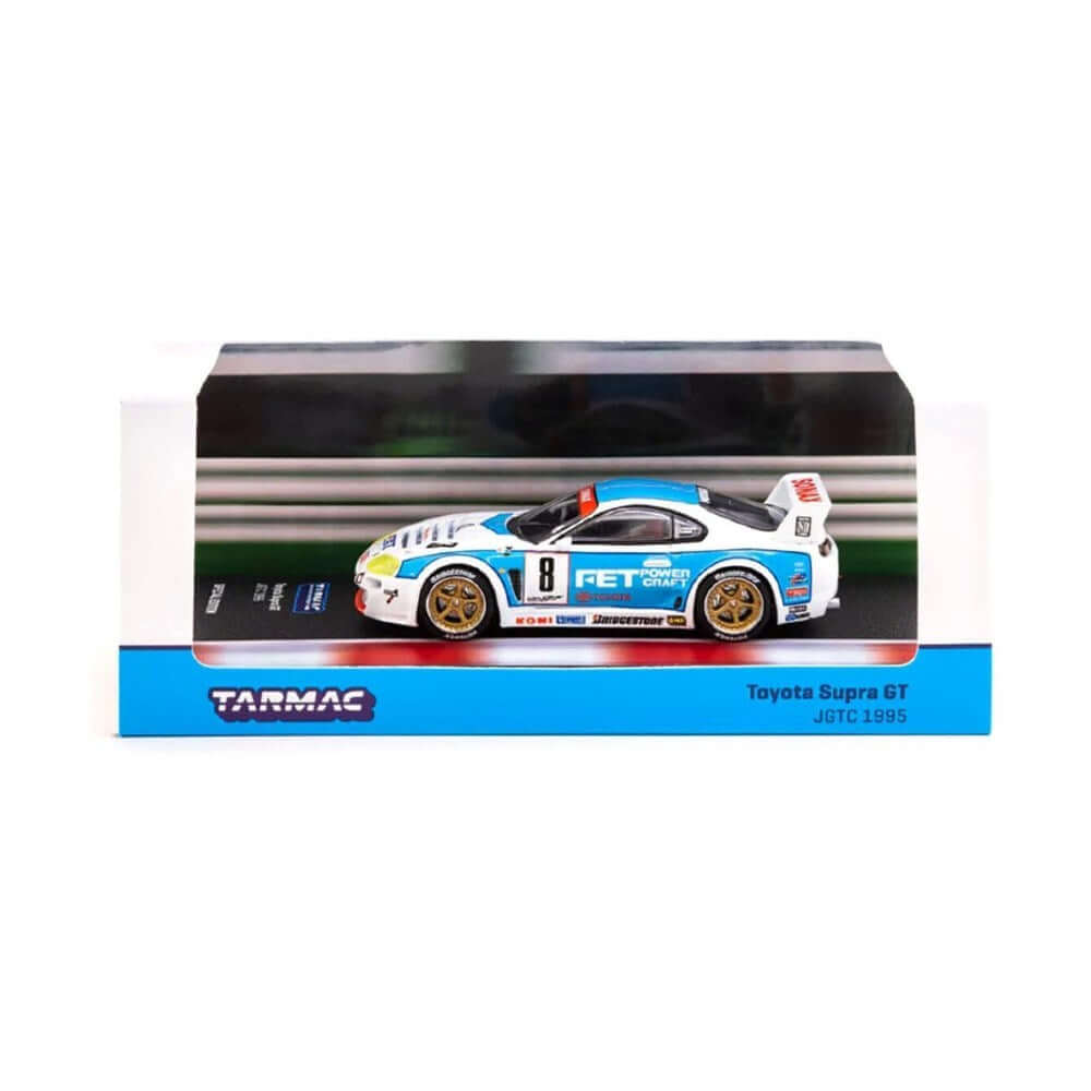 Tarmac 1:64 Toyota Supra GT JGTC 1995 N Nagasaka / K Misaki Special Edition T64 - 051 - 95JGTC08 - Roket Oyuncak