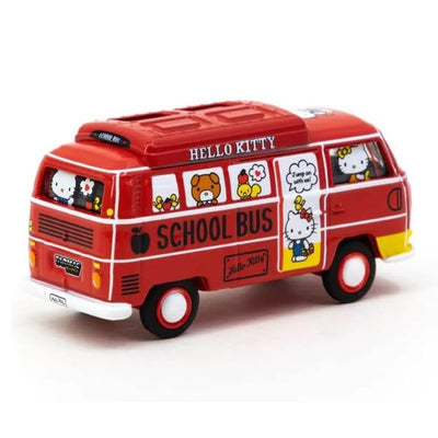 Tarmac Works VW Type II (T2) Hello Kitty Capsule School Bus - Roket Oyuncak