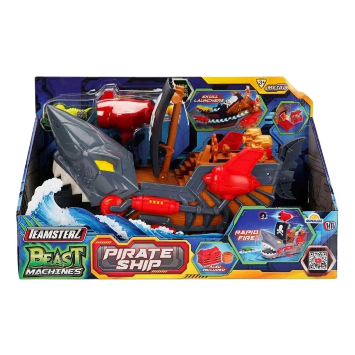 Teamsterz Beast Machines Korsan Gemisi Köpekbalığı - Roket Oyuncak