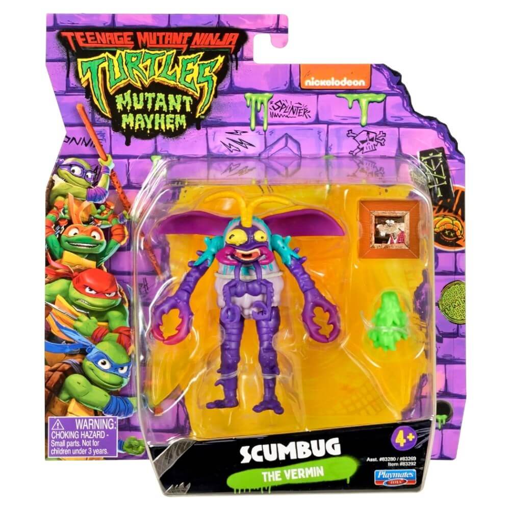 Tmnt Ninja Kaplumbağalar Aksiyon Figürler Scumbug - Roket Oyuncak