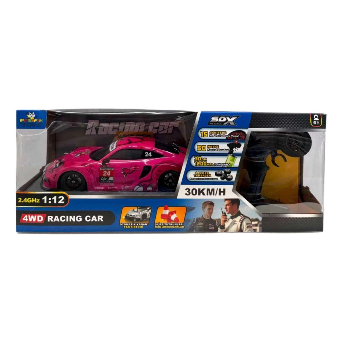 Uzaktan Kumandalı Drift Yarış Arabası 91602P - 4 4WD 30 Km Hız - Roket Oyuncak