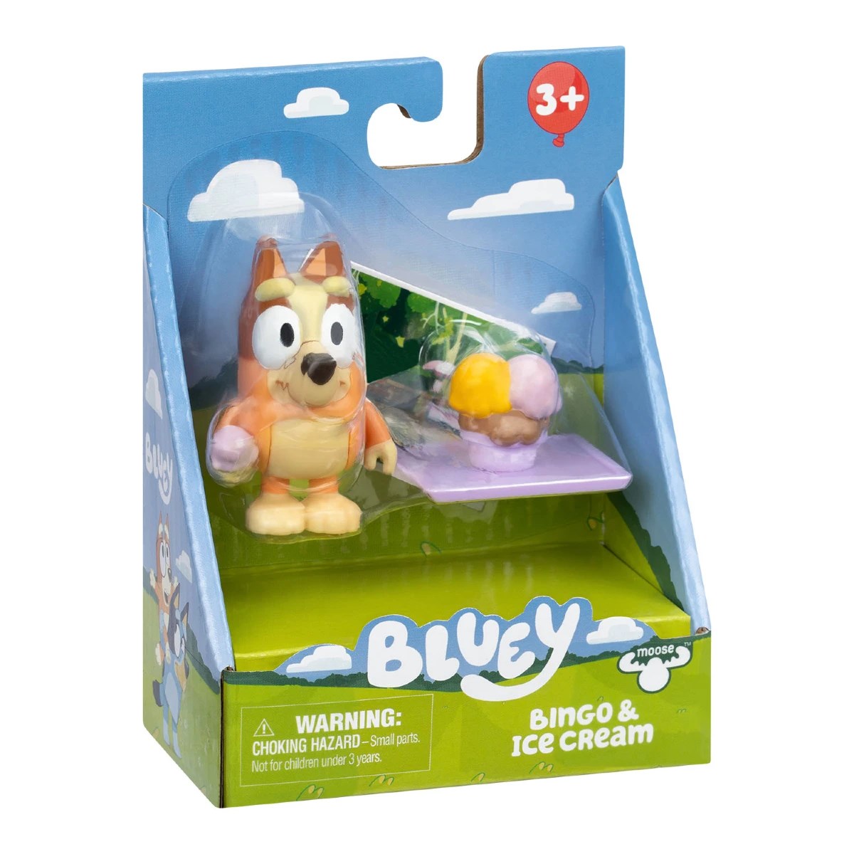 Bluey Tek Figür Aksesuarlı Set Bingo ve Dondurma