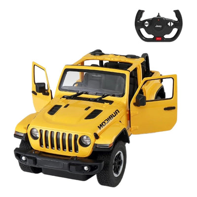 Rastar Jeep Wrangler Rubicon Uzaktan Kumandalı Araba Sarı