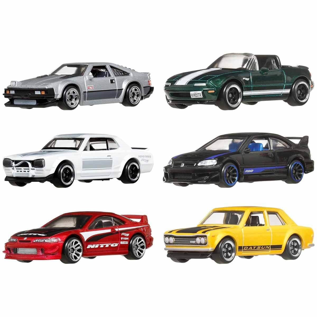 Hot Wheels Japon Temalı 6 lı Araba Seti JBY77