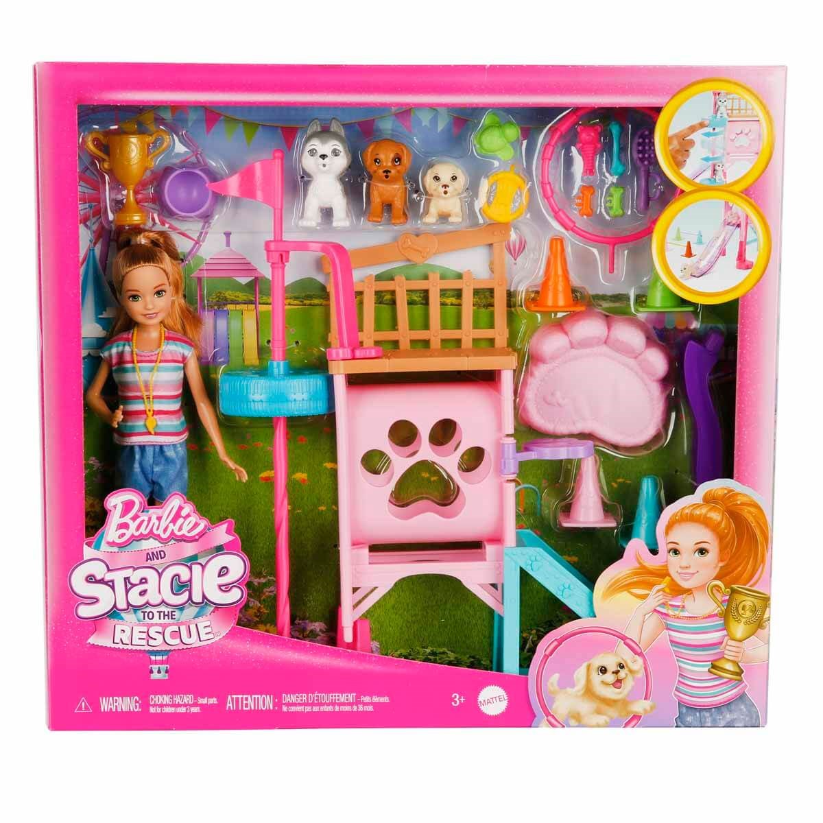 Barbie Stacie nin Köpekçik Oyun Parkı HRM10